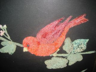 Alkire Art ' s Red cardinals fabric picture - antique arts and crafts era picture 2