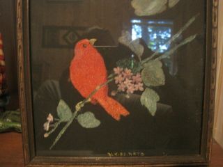 Alkire Art ' s Red cardinals fabric picture - antique arts and crafts era picture 7