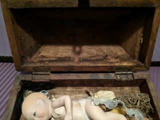 HAUNTED DOLL PARANORMAL ACTIVITY ANTIQUE PORCELAIN DOLL 5