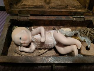 HAUNTED DOLL PARANORMAL ACTIVITY ANTIQUE PORCELAIN DOLL 6