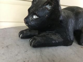 Antique Sewer Tile Pottery Cat 3