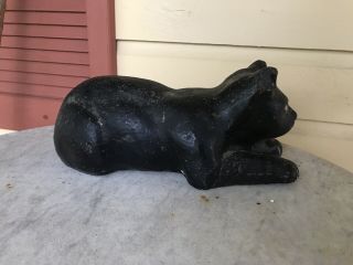 Antique Sewer Tile Pottery Cat 5