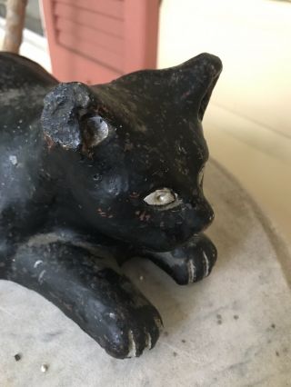 Antique Sewer Tile Pottery Cat 6