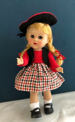 Vintage Vogue Slw Ginny Doll In Her Medford Tagged School Dress