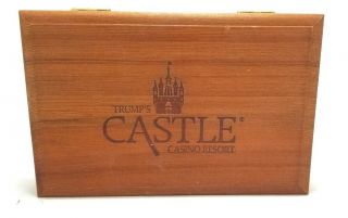 Donald Trump Casino Wood Box Rare Htf Trump 