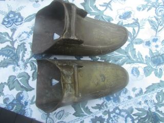 Antique Bronze Brass Spanish Colonial Conquistador Stirrups Boots