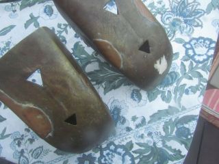 Antique Bronze Brass Spanish Colonial Conquistador Stirrups Boots 4