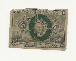 United States Fractional Currency 5 Cents Antique Money/currency