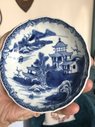 Antique Chinese Porcelain Blue And White Saucer Dish