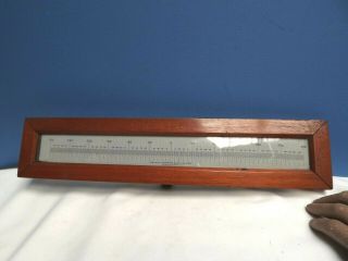 Galvanometer Lamp [ Galvanometer Scale ] Philip Harris Ltd [ C1930 ] Mahogany