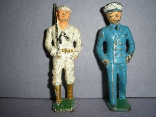 Barclay,  Manoil,  Grey Iron Vintage Antique Toy Soldiers (g66) & (g69)