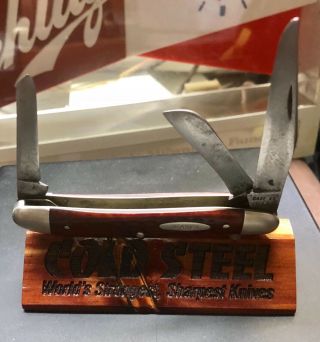 Case Xx Usa (1965 - 1969) Stockman 6375 Red Bone Pocket Knife