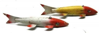 1950s CY HALVORSON PIKE FISH SPEARING DECOY COLLECTIBLE ICE FISHING LURE 4