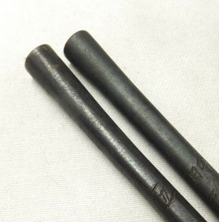 A597: Japanese high - quality long iron tongs HIBASHI by famous 51th MYOCHIN 2