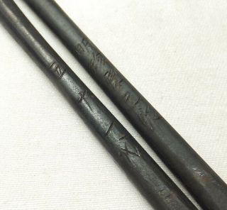A597: Japanese high - quality long iron tongs HIBASHI by famous 51th MYOCHIN 3