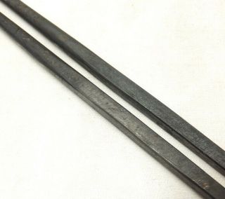 A597: Japanese high - quality long iron tongs HIBASHI by famous 51th MYOCHIN 5