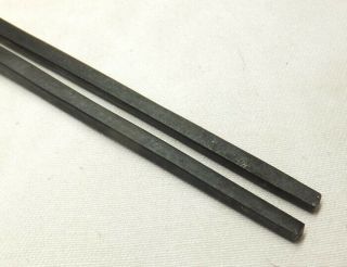 A597: Japanese high - quality long iron tongs HIBASHI by famous 51th MYOCHIN 6