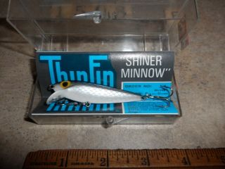 T1508 F Vintage Storm Thin Fin Shiner Minnow Fishing Lure Nib