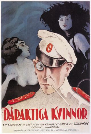 Foolish Wives Erich Von Stroheim Vintage Movie Poster