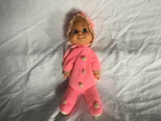 Vintage Pink Baby Bean Doll
