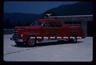 Soddy Daisy Tn 1950 Ahrens Fox Pumper Fire Apparatus Slide