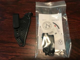Armatus Carry Custom Sheath For Dpx Hest Fixed Blade Black Carbon