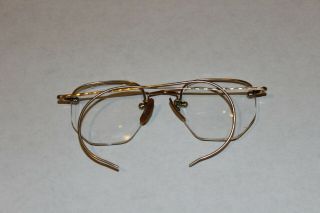 Vintage Antique Bausch & Lomb B&L 1/10 12K GF Wire Gold Eyeglass Frame 2