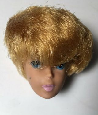 Vintage Bubble Cut Barbie Doll Head And - Clothes & Doll (francie?).