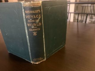 Darwin Naturalist’s Voyage Round The World,  Book Antique,  London John Murray