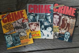 Vintage 70s True Crime Magazines Collectors Editions