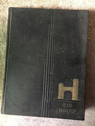 Sooners 1934 & 35 Annual Review Year Book University Of Oklahoma Norman