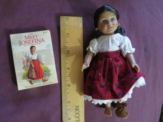 Loose Vintage American Girl Doll Mini Josephine Mexican W/clothes & Book Nr