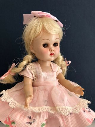 Vintage Vogue Slw Ginny Doll In A Tiny Miss Medford Tagged Dress