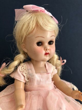 Vintage Vogue SLW Ginny Doll in a Tiny Miss Medford Tagged dress 2