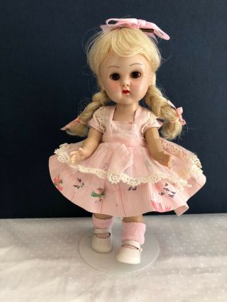 Vintage Vogue SLW Ginny Doll in a Tiny Miss Medford Tagged dress 3