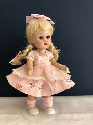 Vintage Vogue SLW Ginny Doll in a Tiny Miss Medford Tagged dress 4