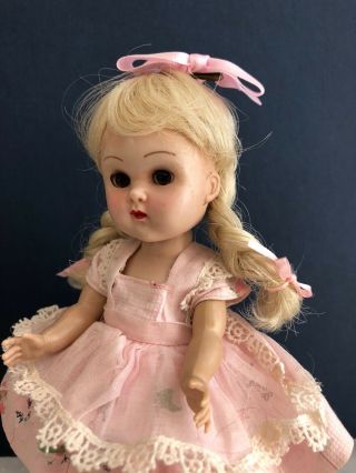 Vintage Vogue SLW Ginny Doll in a Tiny Miss Medford Tagged dress 5