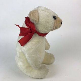VTG A - 1 Novelty 1981 Stuffed Animal Polar Bear USA Made 3