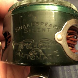 Pre Owned Shakespeare Silent Tru Art Automatic 1837 Model Gd Fly Fishing Reel