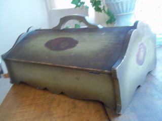 Antique Silverware Flatware Wood Box Victorian Storage By Community Plate -