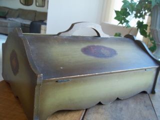 Antique Silverware Flatware Wood Box Victorian Storage by Community Plate - 7