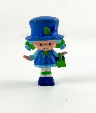 Strawberry Shortcake 1981 Miniatures Blueberry Muffin Basket Scented Pvc Figure