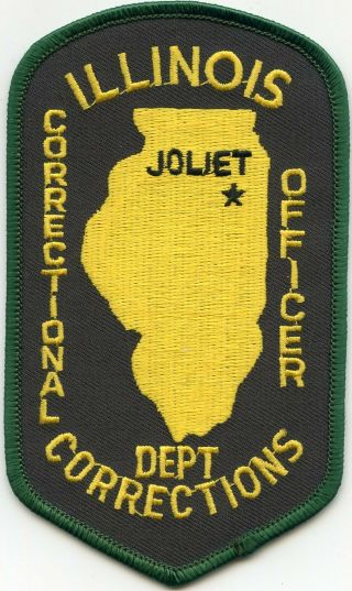 Illinois Il State Doc Department Of Corrections Joliet Sheriff Police Patch