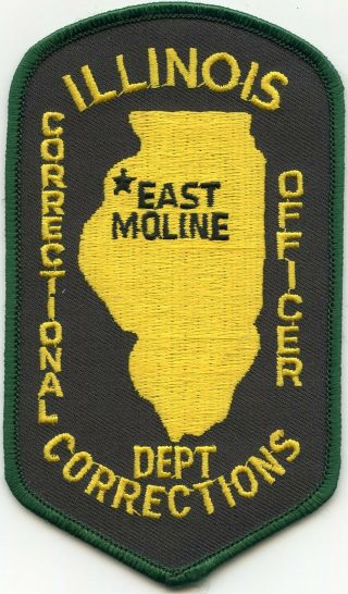 Illinois Il State Doc Department Of Corrections East Moline Sheriff Police Patch