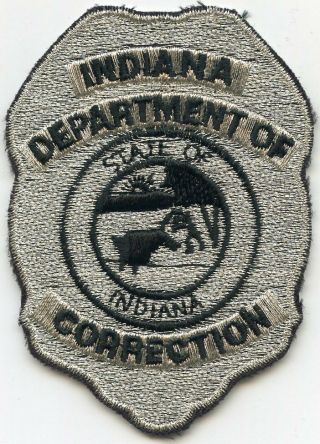 Indiana In State Doc Department Of Corrections Sheriff Police Patch
