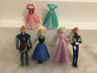 Polly Pocket Disney Princess Frozen Elsa ' s Castle Ariel Kristoff Hanz Furniture 5