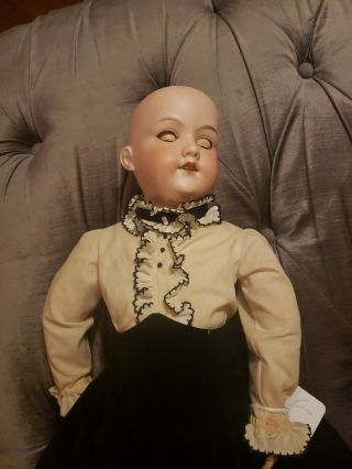 26 " Antique Armand Marseilles Doll Germany 390 A - 9 - M Bisque Head Composition Body