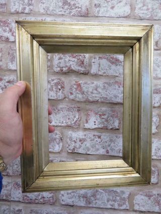 Antique Old Picture Frame Gilt Gold Fits 8 Inch X 6 " Painting