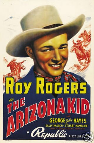The Arizona Kid Roy Rogers Vintage Movie Poster Print 2