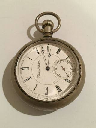 Antique Keystone Watch Co Railroad Pocket Watch 1890 367908 Repair Or Parts.